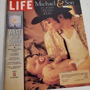 LIFE Magazine, Exclusive December 1997. MICHAEL & SON At Home.